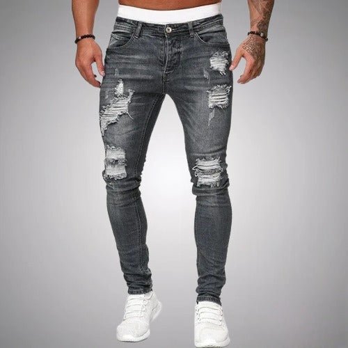 Men's Distressed Denim Jeans