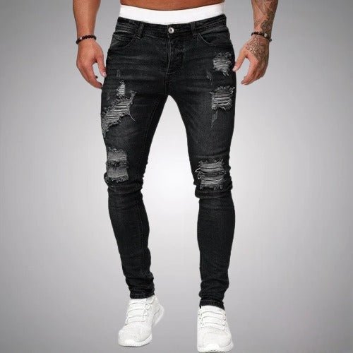 Men's Distressed Denim Jeans