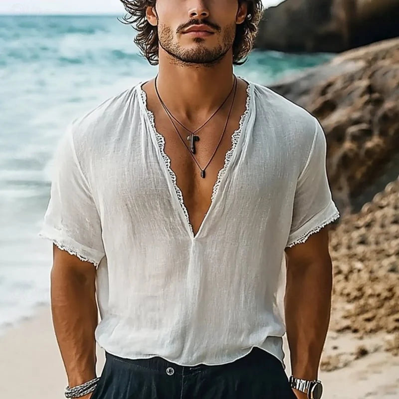 Eli | Bohemian summer shirt for men