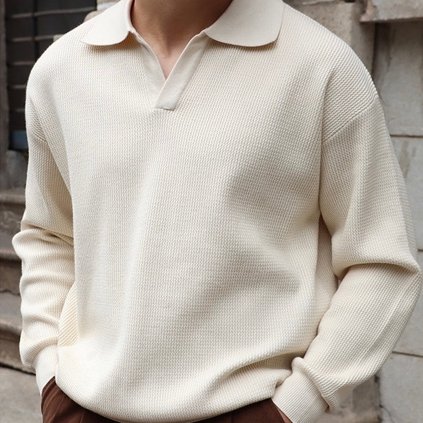 Button-Free Classic Polo Shirt