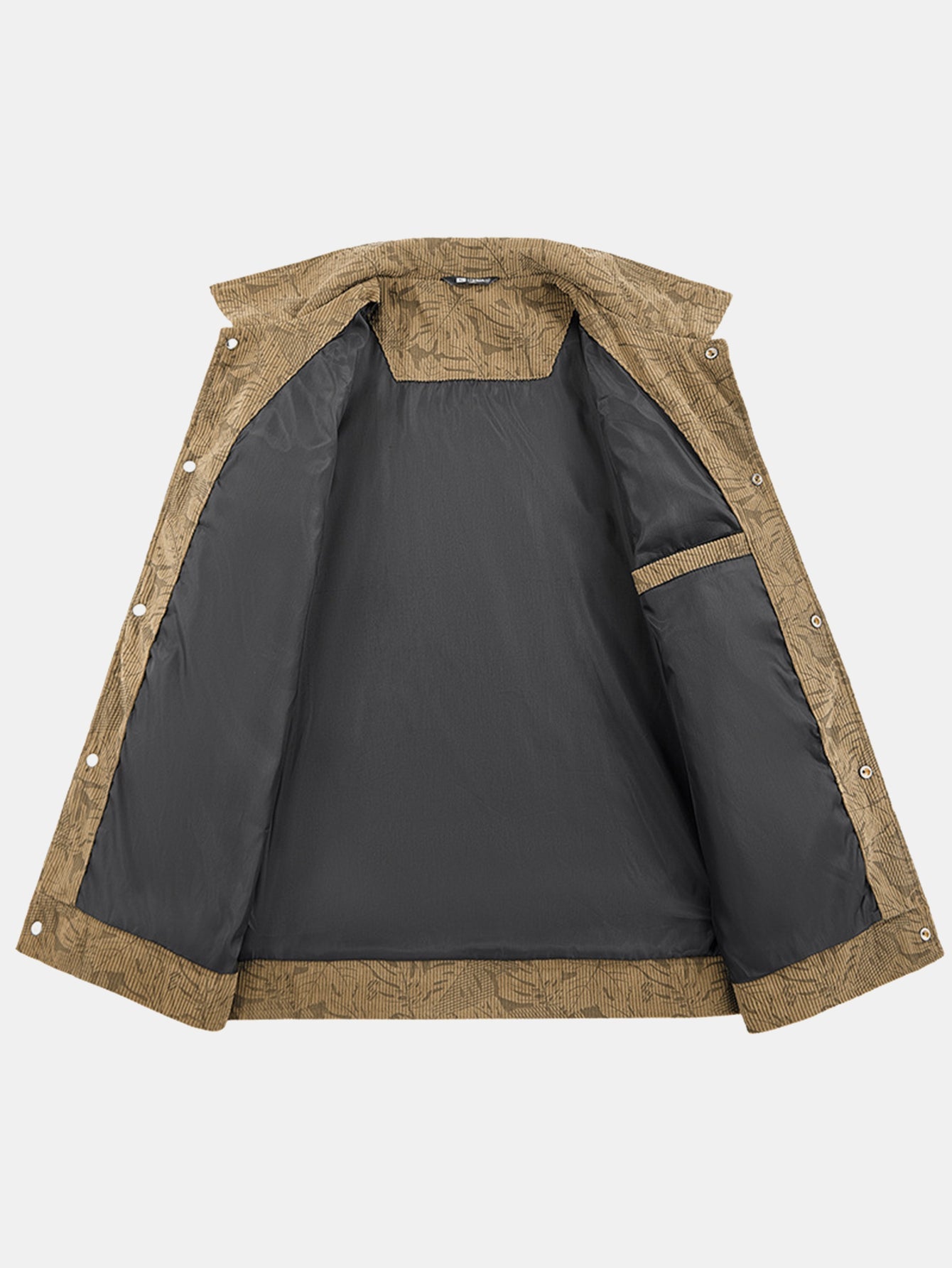 Benjamin | leaf print corduroy jacket