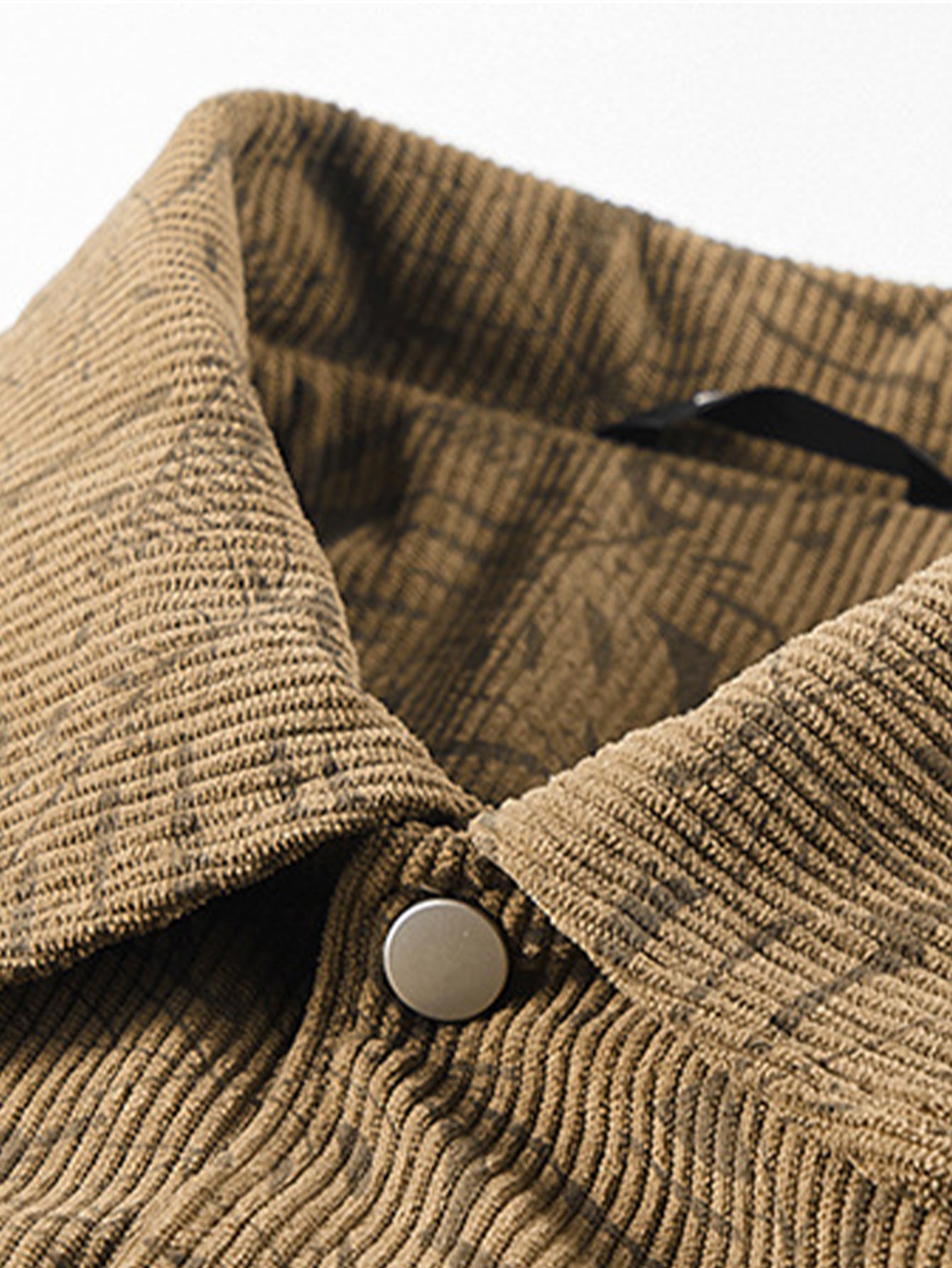 Benjamin | leaf print corduroy jacket