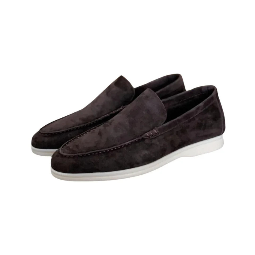 Luxurious Suede Loafers with Classic Design