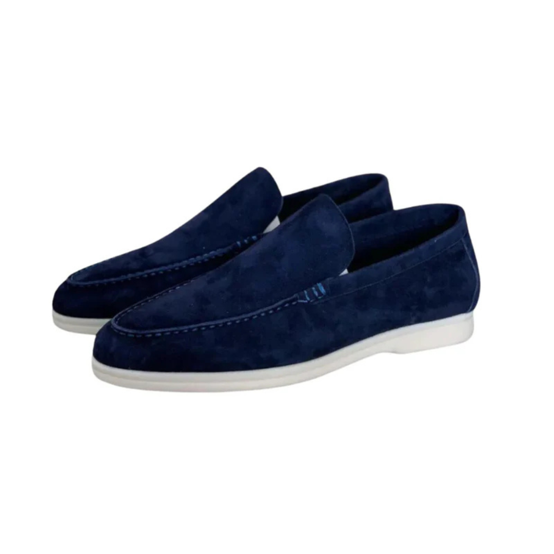 Luxurious Suede Loafers with Classic Design