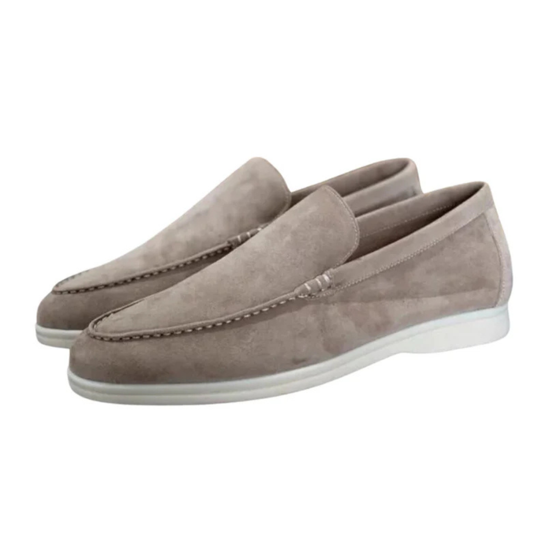 Luxurious Suede Loafers with Classic Design