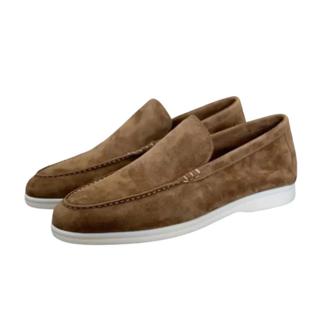 Luxurious Suede Loafers with Classic Design
