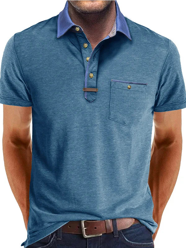 Casual Cotton Polo Shirt for Men
