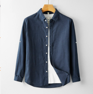 Linen Shirt with Long Sleeves