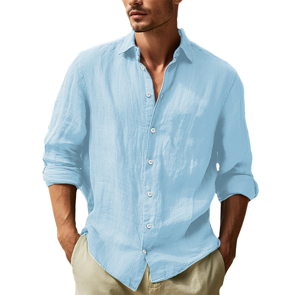 Casual Linen Shirt with Comfortable Fit