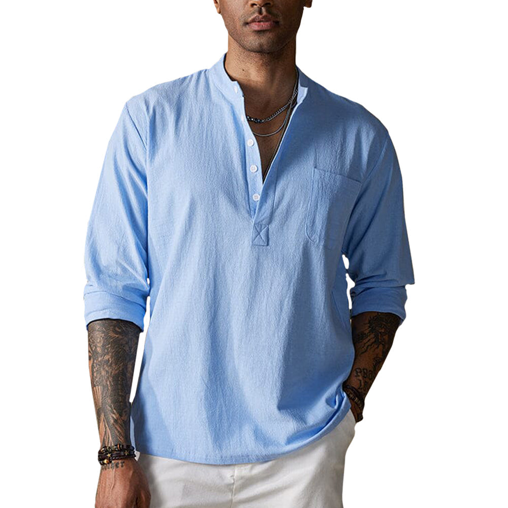 Light Men's Shirt for Warm Seasons