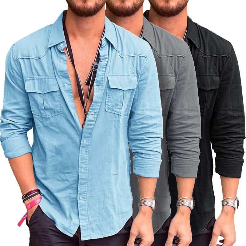 Refined Cargo Shirt with Elegant Design