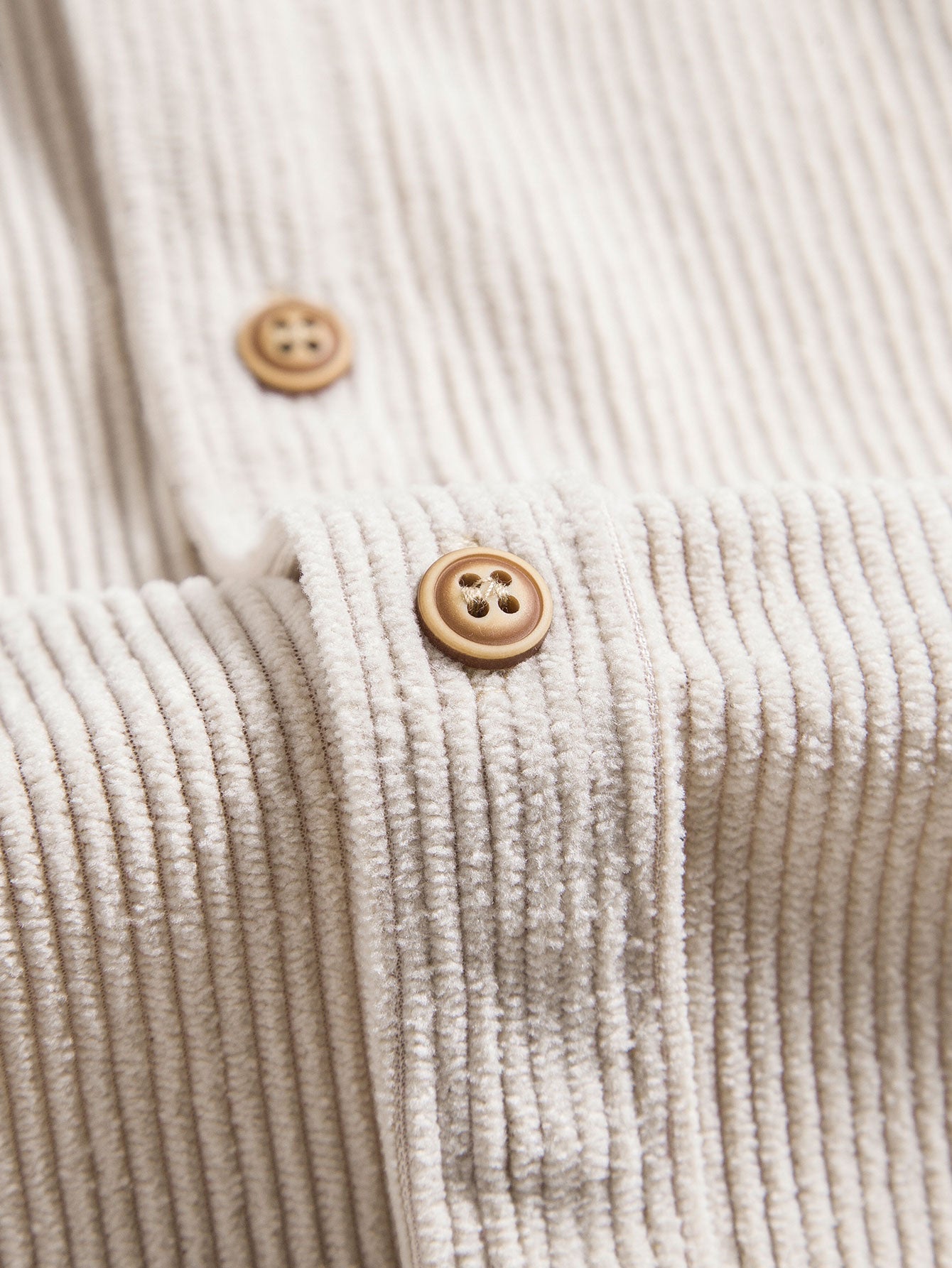 Men's Corduroy Short Sleeve Button-Up Shirt