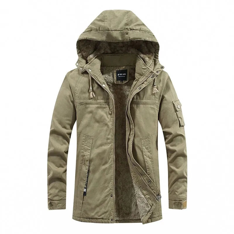 Victor | Men's Hooded Winter Jacket for Cold Weather
