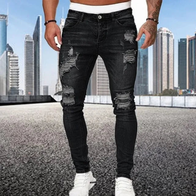 Isaac | Men's Distressed Skinny Jeans