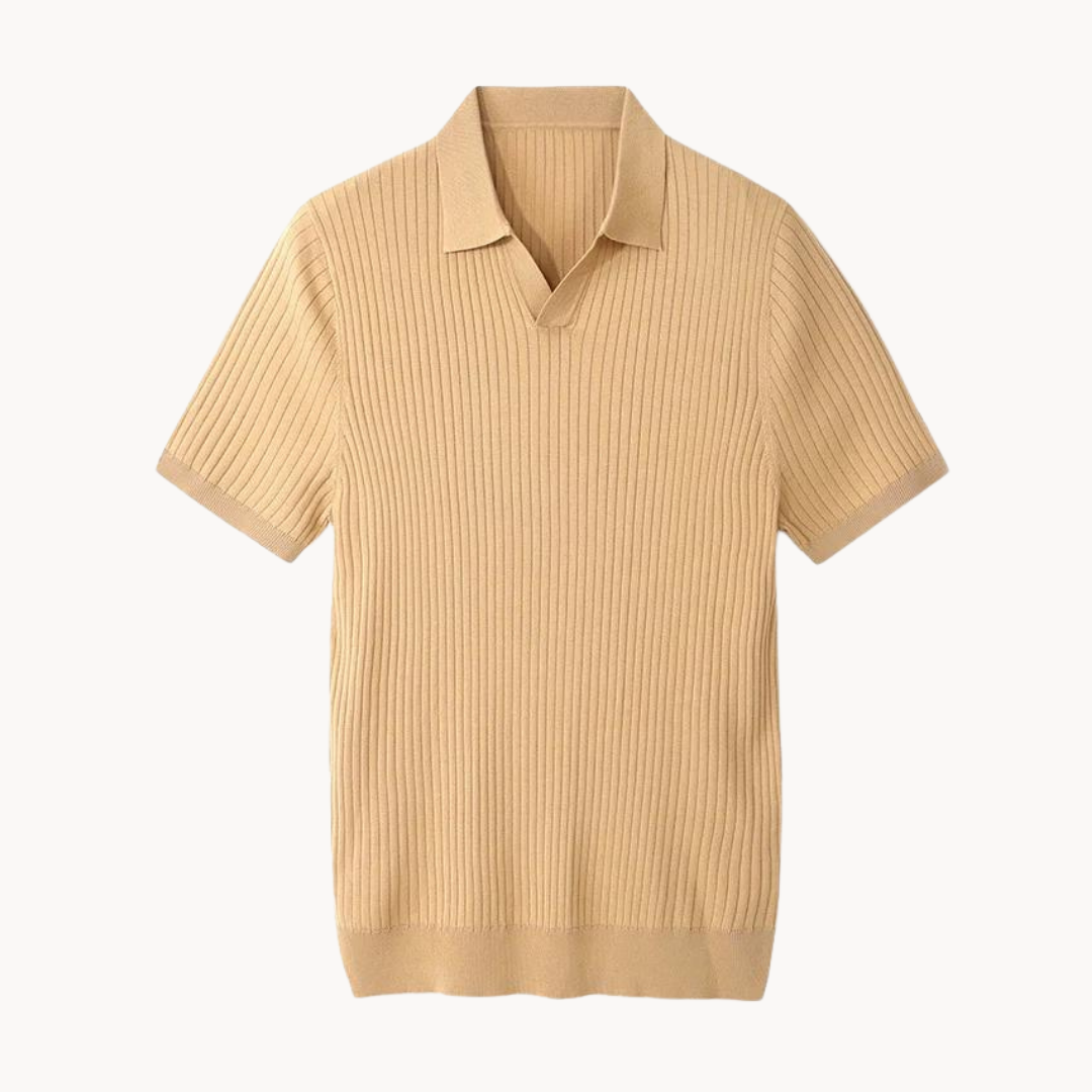 Luxurious Silk Polo with Elegant Design