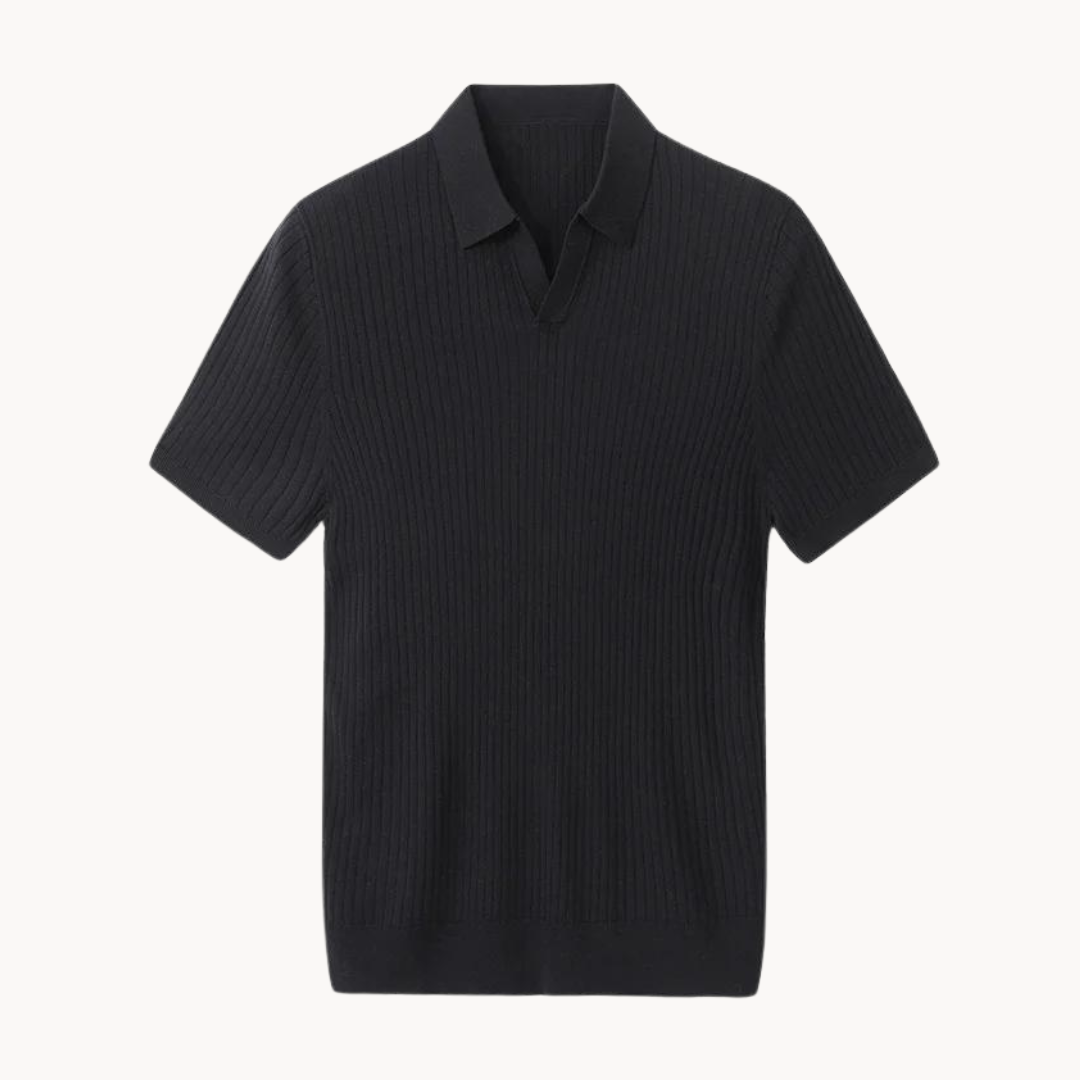 Luxurious Silk Polo with Elegant Design