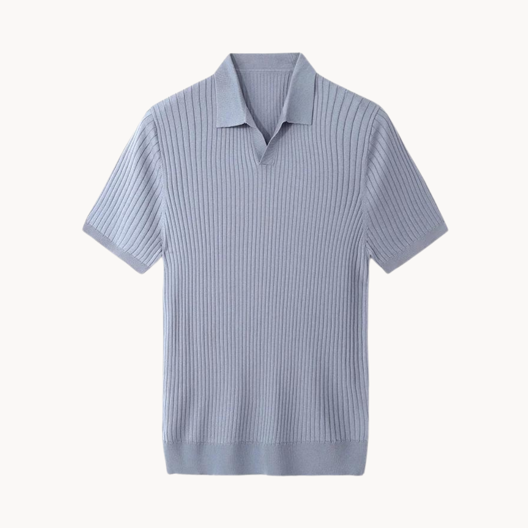 Luxurious Silk Polo with Elegant Design