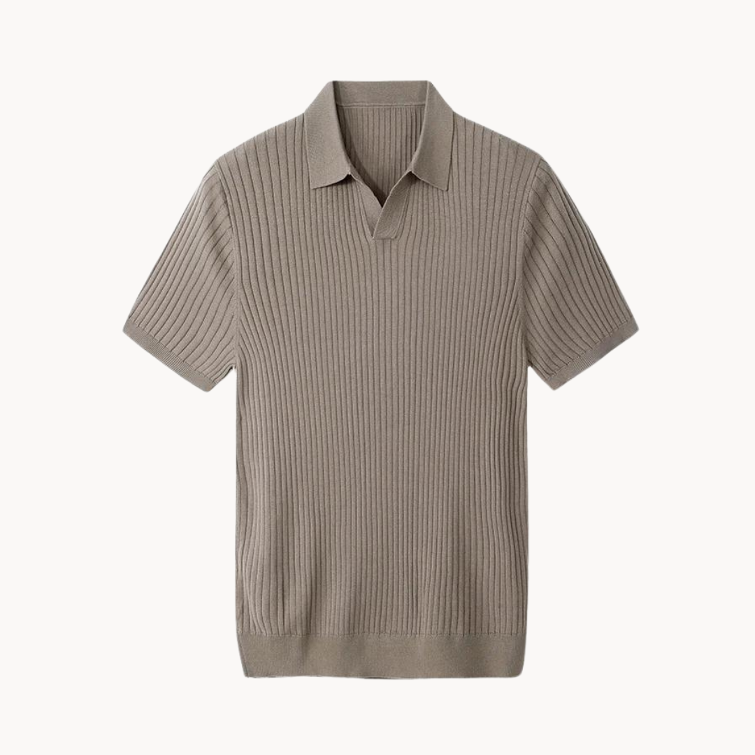 Luxurious Silk Polo with Elegant Design