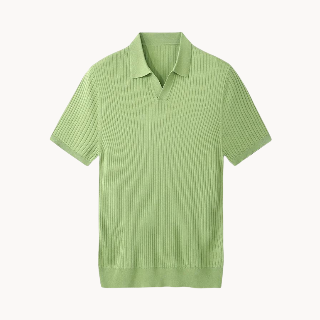 Luxurious Silk Polo with Elegant Design