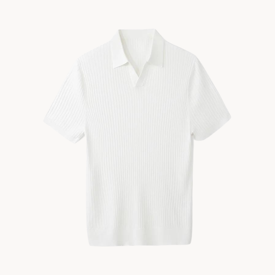 Luxurious Silk Polo with Elegant Design