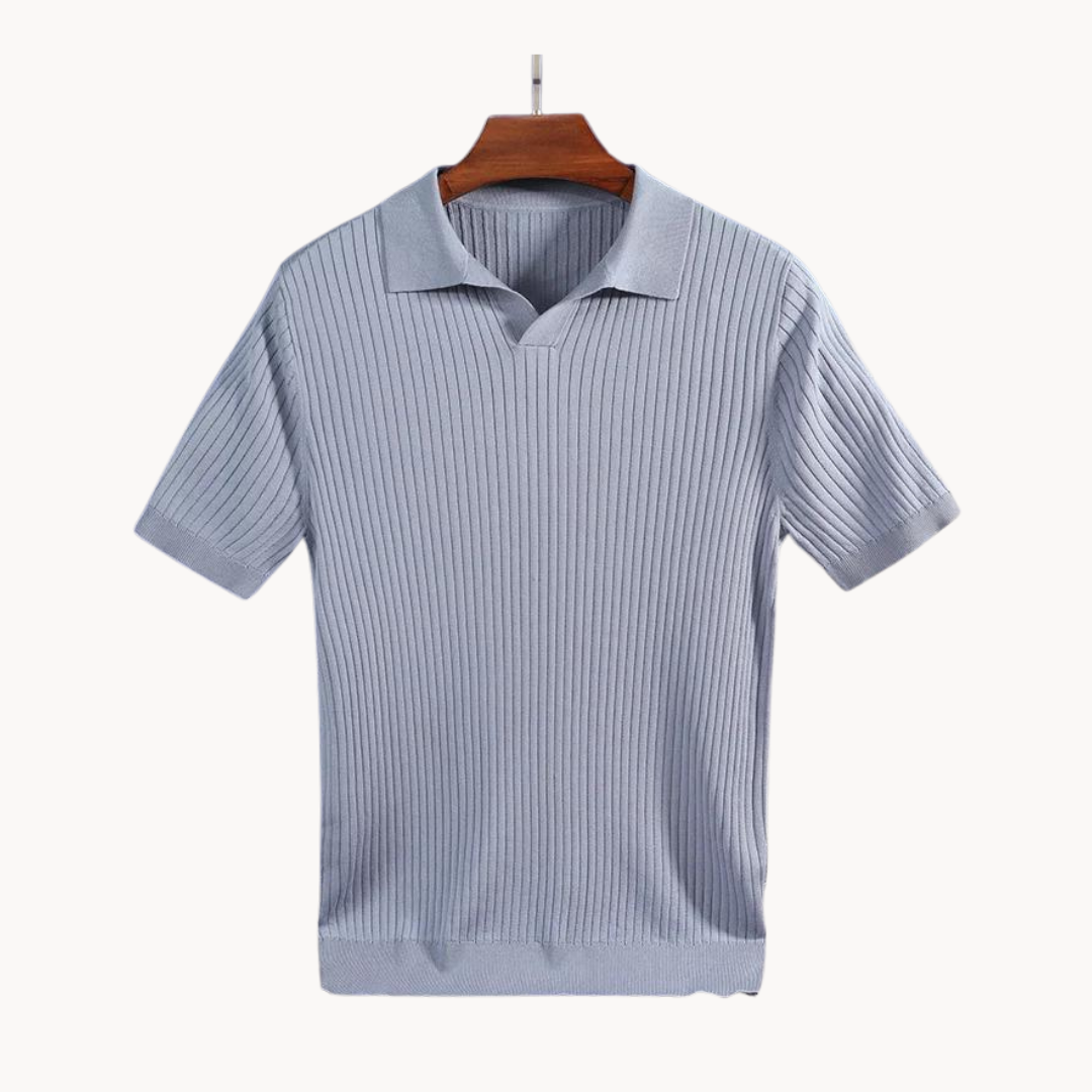 Luxurious Silk Polo with Elegant Design