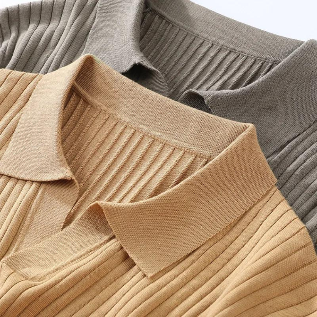 Luxurious Silk Polo with Elegant Design