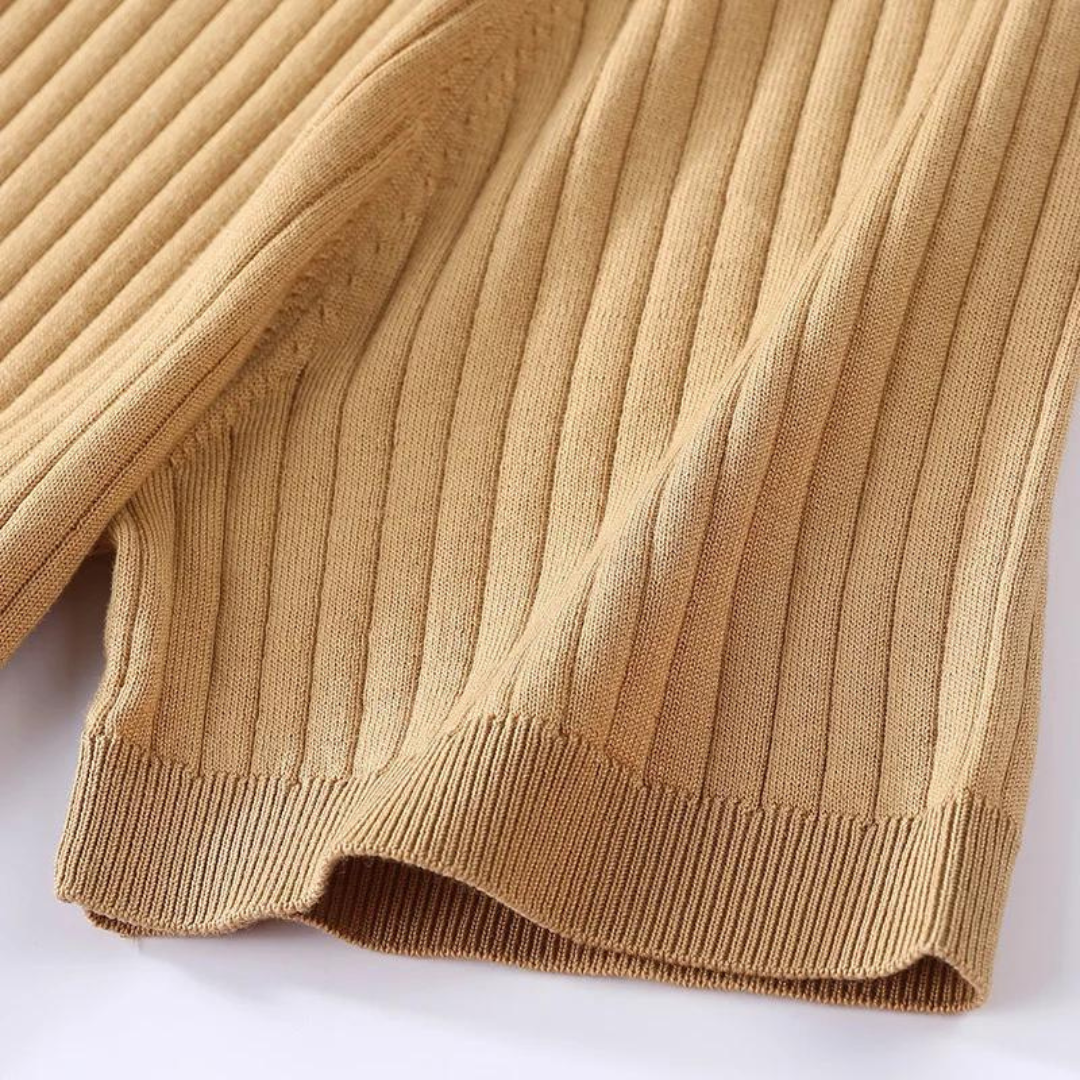 Luxurious Silk Polo with Elegant Design