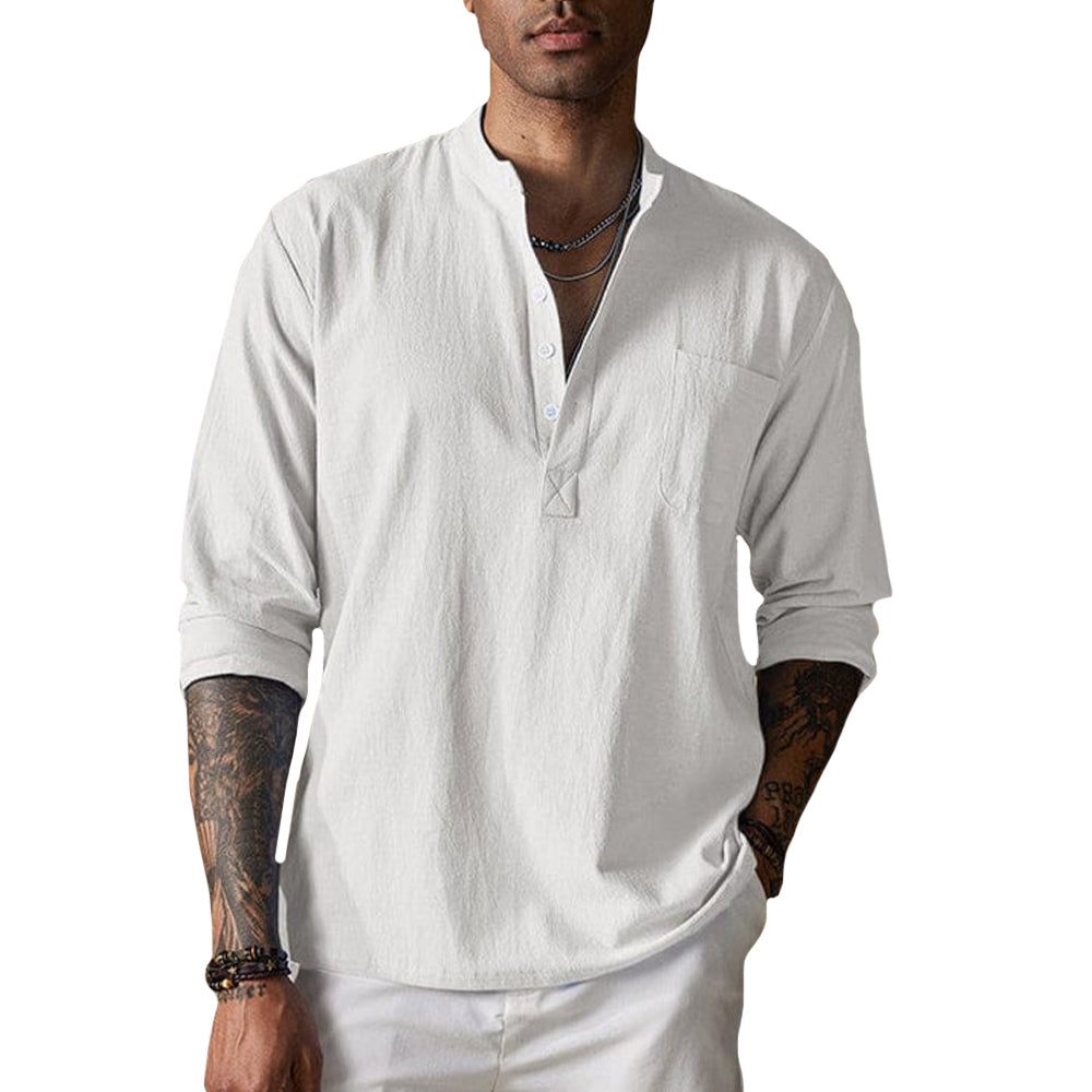 Light Men's Shirt for Warm Seasons