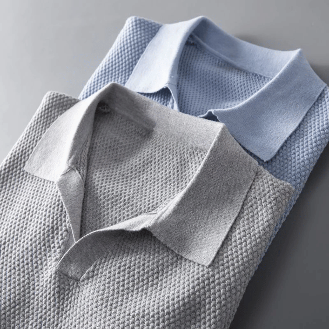 Breathable Polo Shirt with Modern Design