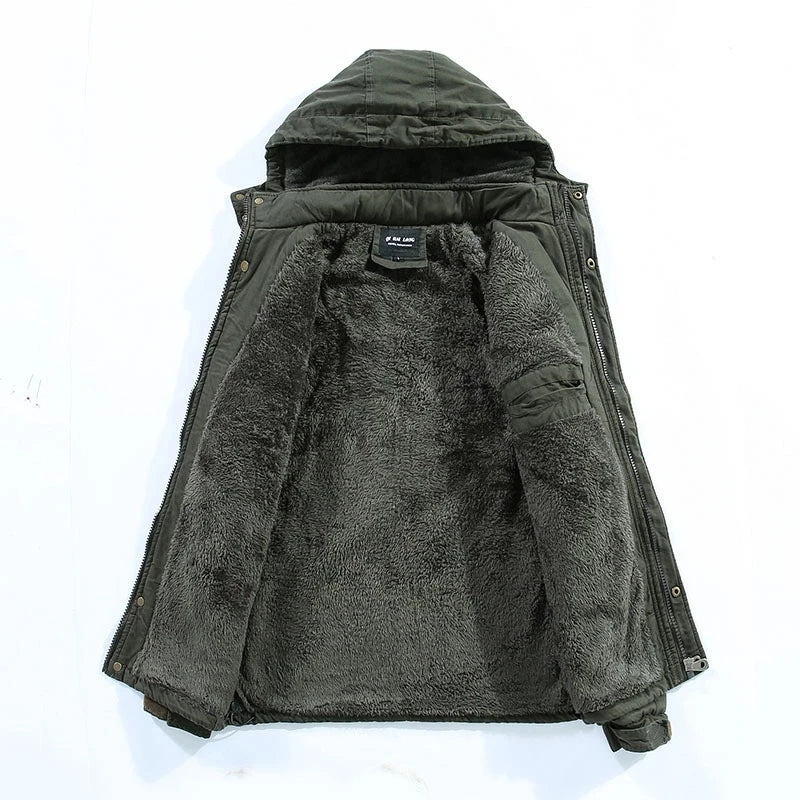Victor | Men's Hooded Winter Jacket for Cold Weather