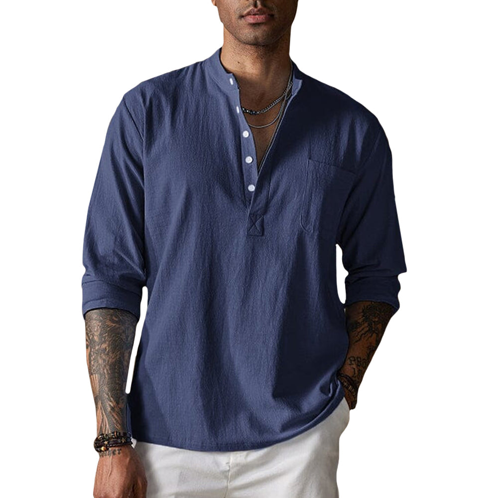 Light Men's Shirt for Warm Seasons