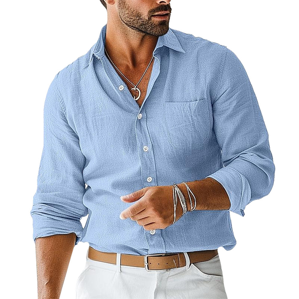 Lightweight Linen Shirt with Casual Style