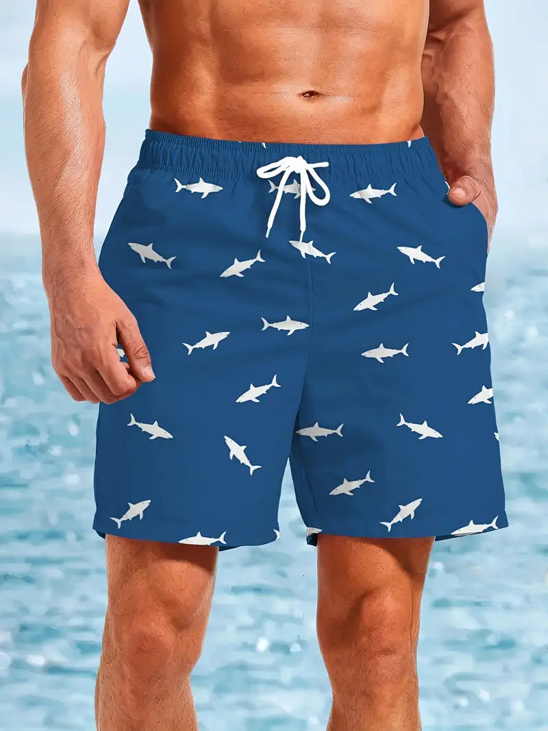 Quick-Dry Men's Swim Trunks