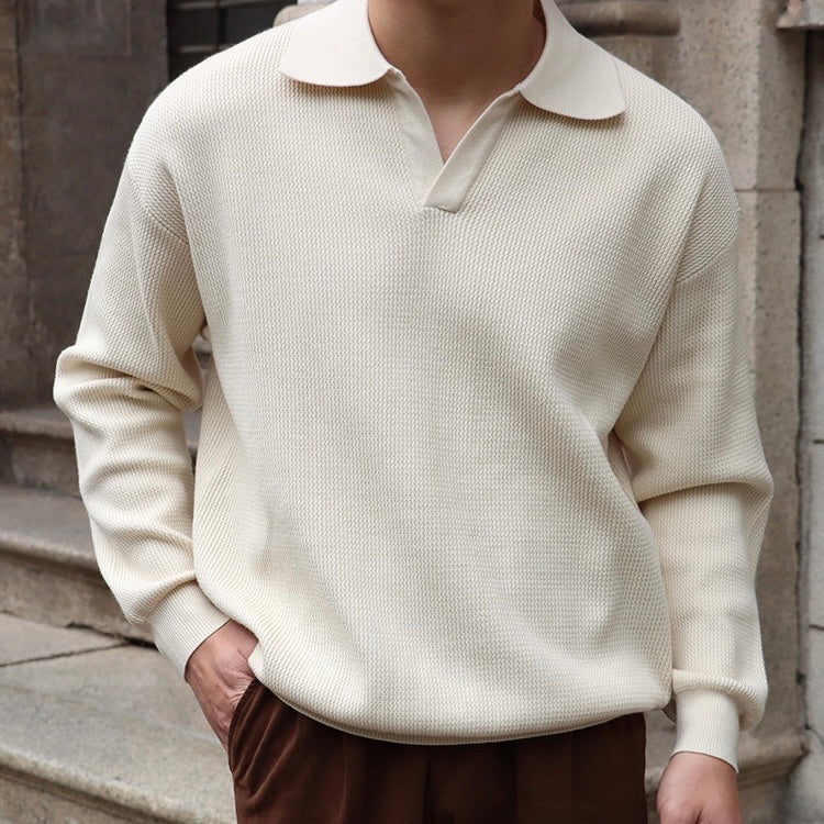 Button-Free Classic Polo Shirt