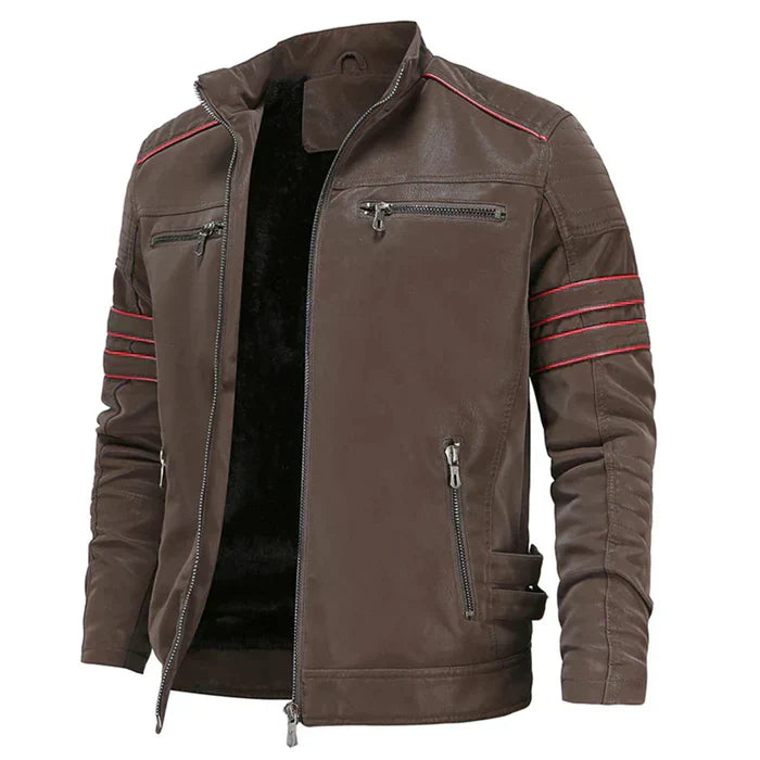 Men's Leather Jacket, Durable and Stylish