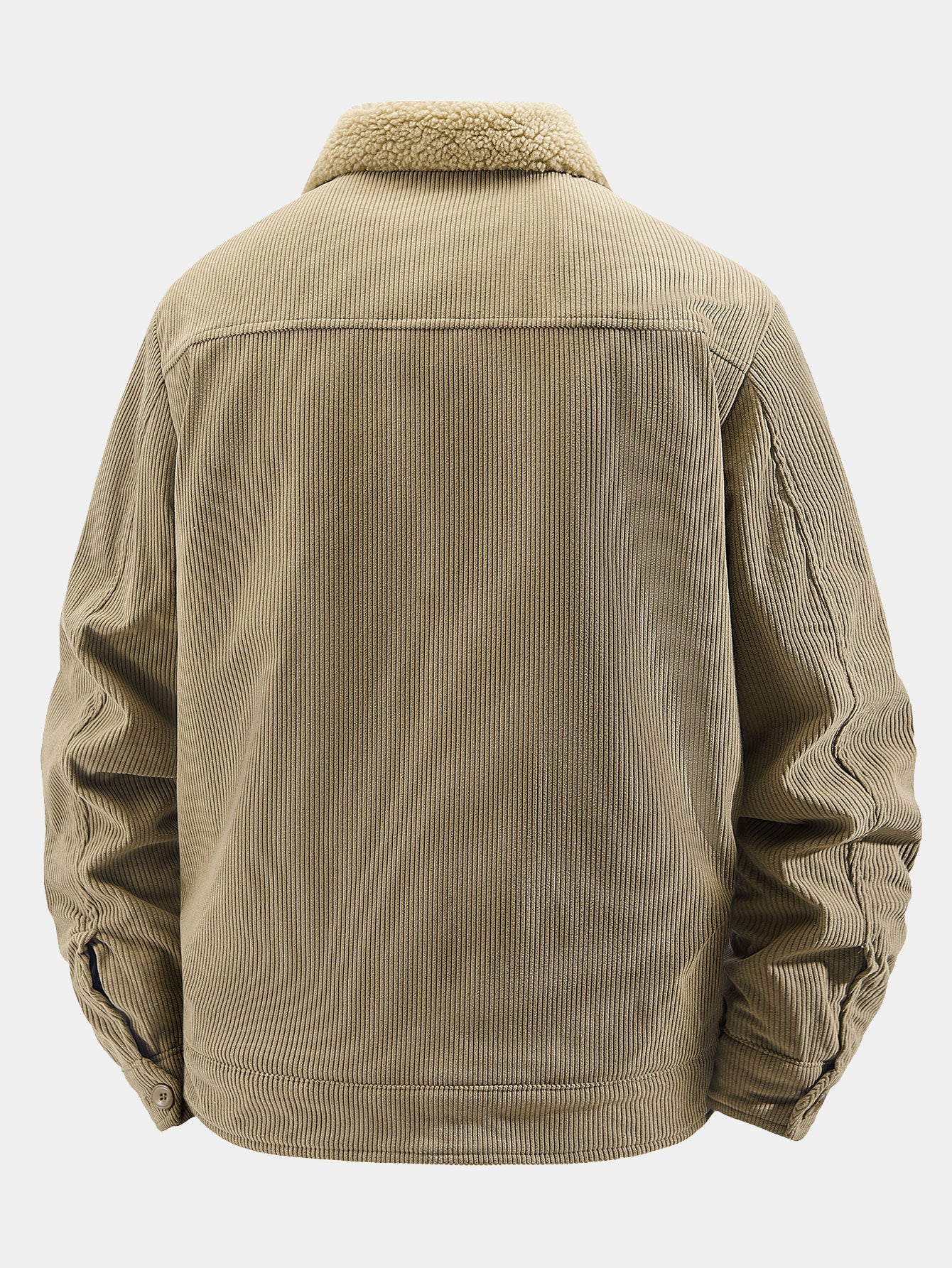 Nicholas | teddy fleece lined button up corduroy jacket