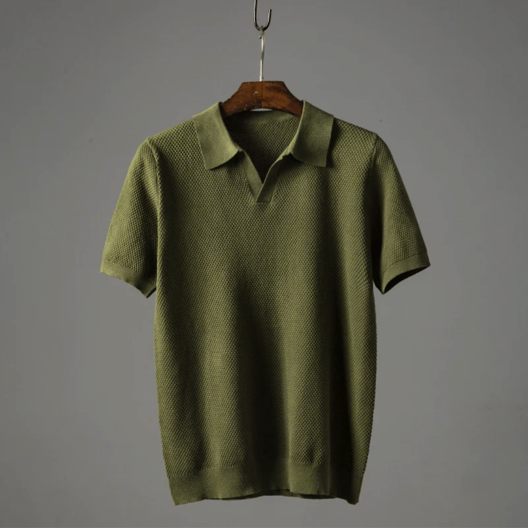 Breathable Polo Shirt with Modern Design