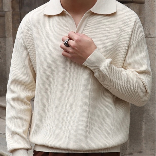Button-Free Classic Polo Shirt
