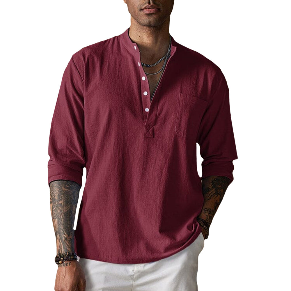 Light Men's Shirt for Warm Seasons
