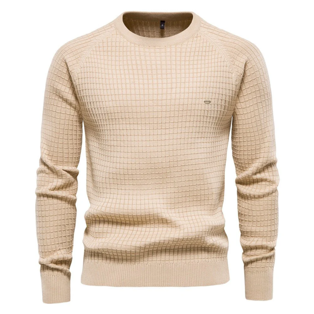 Men's Cozy Stylish Crew Neck Sweater | Long Sleeve