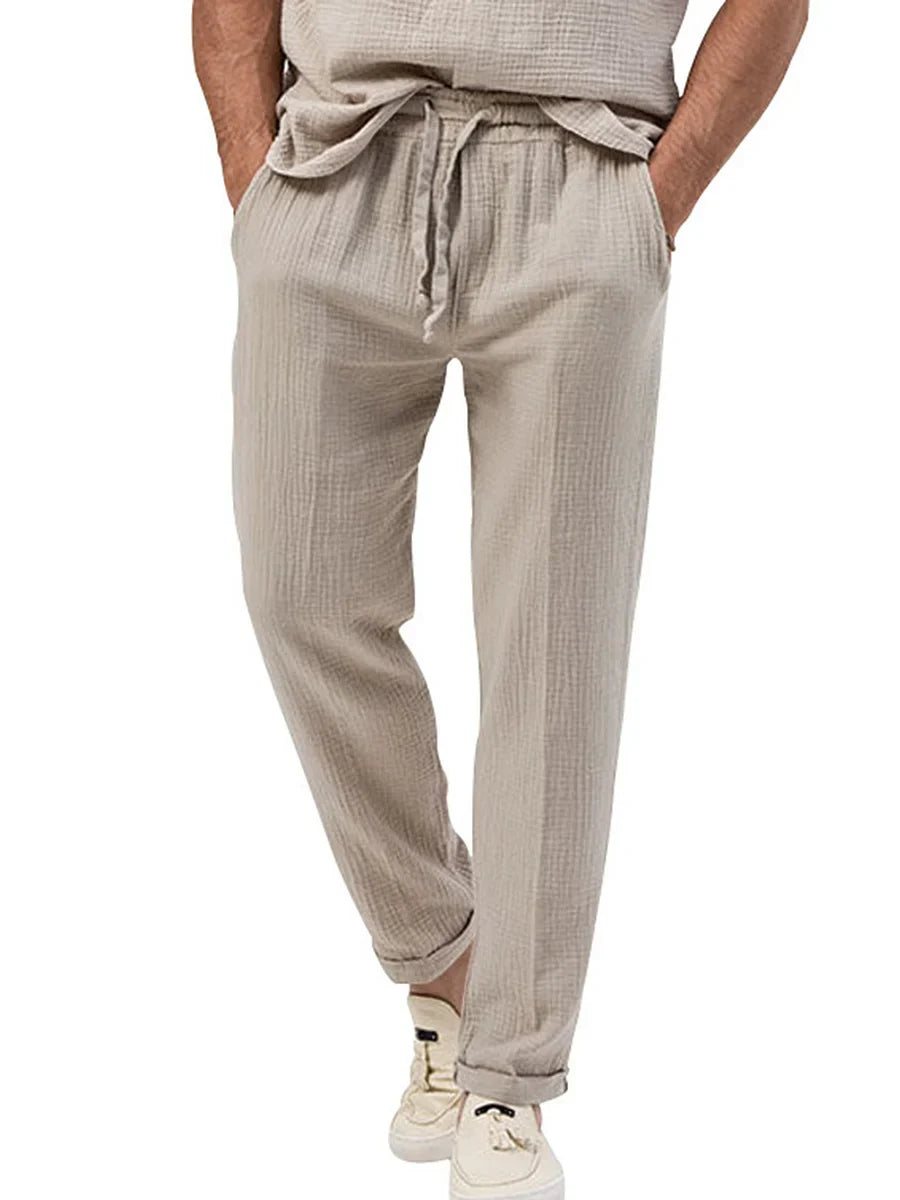 Giorgio | Men's Summer Linen Trousers