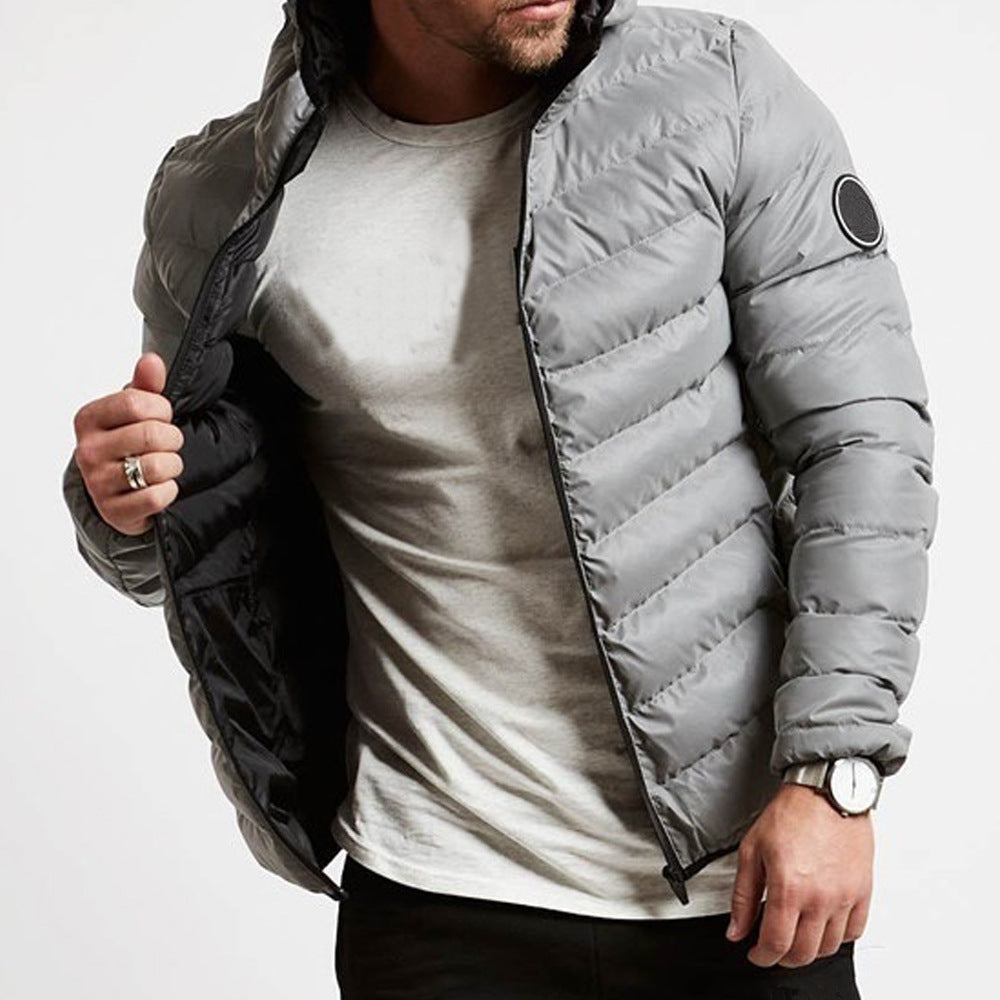 Alex | Men's Hooded Puffer Winter Jacket