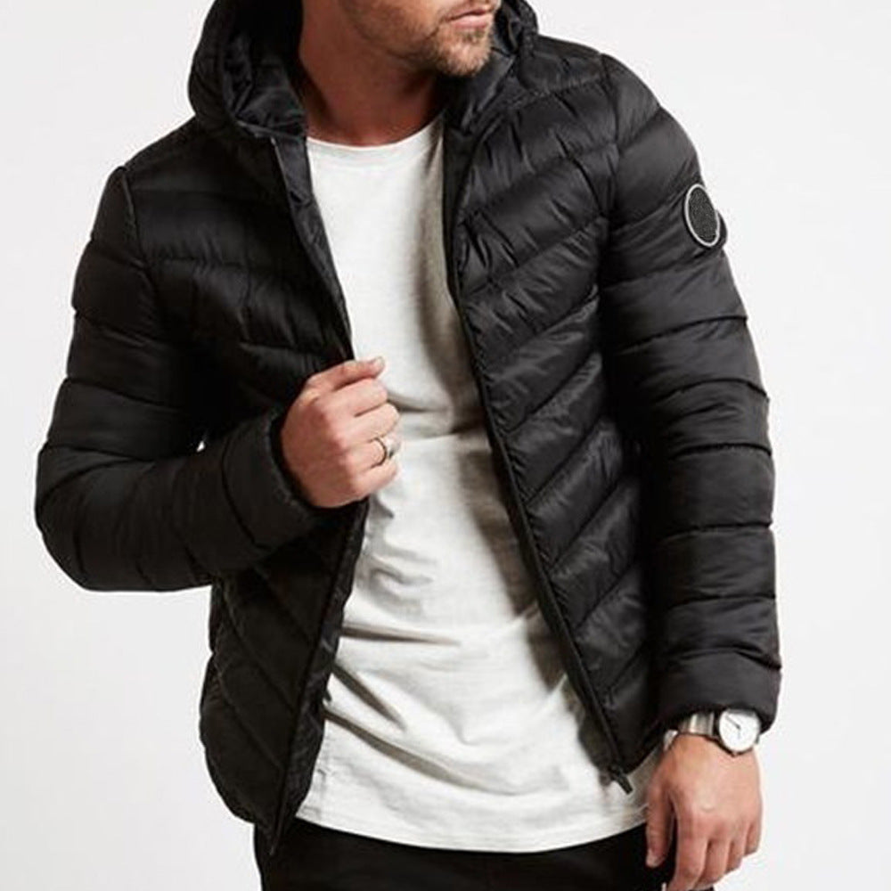 Alex | Men's Hooded Puffer Winter Jacket