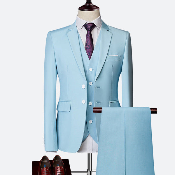 3-Piece Formal Suit Set for Men