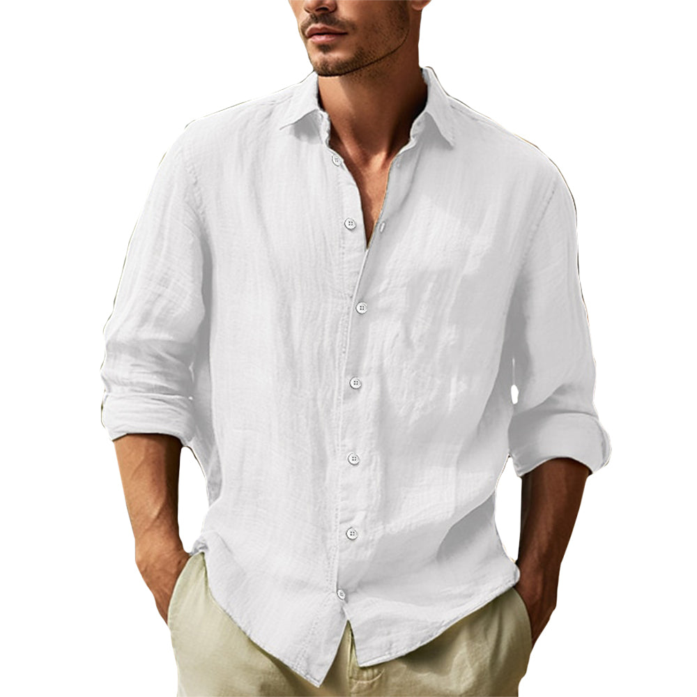 Casual Linen Shirt with Comfortable Fit