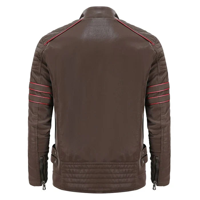 Men's Leather Jacket, Durable and Stylish