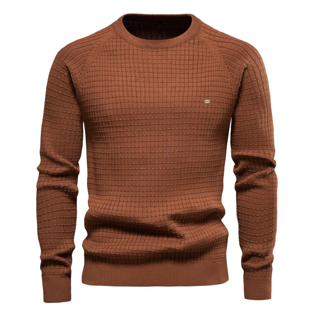 Men's Cozy Stylish Crew Neck Sweater | Long Sleeve