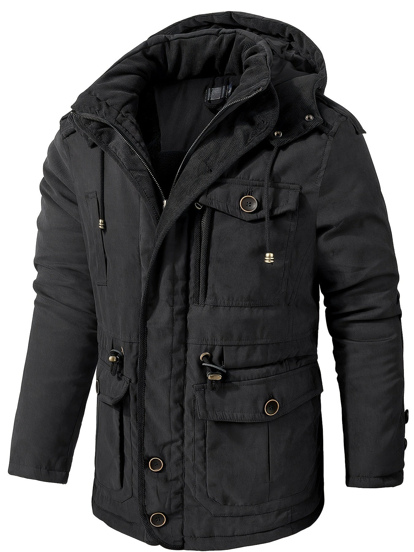 Theo | Men's Thick Hooded Winter Jacket