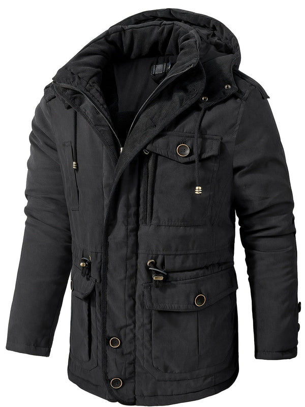 Theo | Men's Thick Hooded Winter Jacket