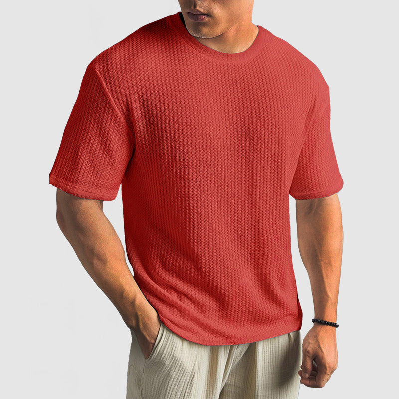 Men's Textured Knit T-Shirt